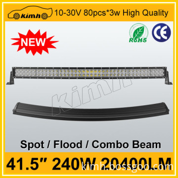 Wholesale curved 41.5'' 240W led light bar for agriculture machinery